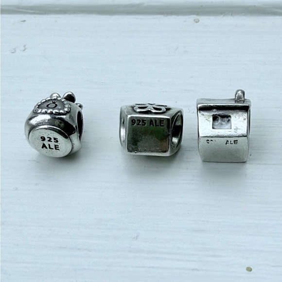 COPY - Pandora Silver Charm Beads Set - Picture 3 of 6